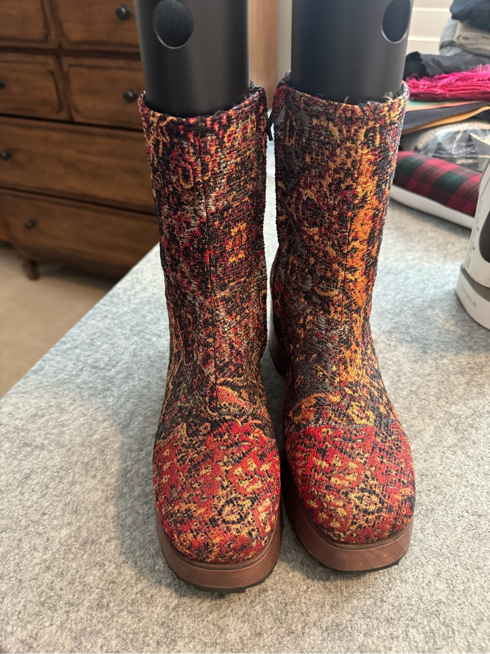 Charlotte Stone Isla Boots in Tapestry